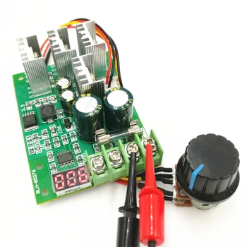 

100PCS/LOT Digital Display PWM DC Motor Speed Controller Display 0~100% Adjustable Drive Module 6V12V24V36V48V60V Max30A(6.8)