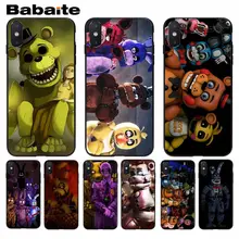 Babaite Забавный sfm fnaf аниматронный художественный красивый чехол для телефона для iphone 7 7plus X 8 8plus и 5 5S 6s 6s Plus мобильный чехол для телефона