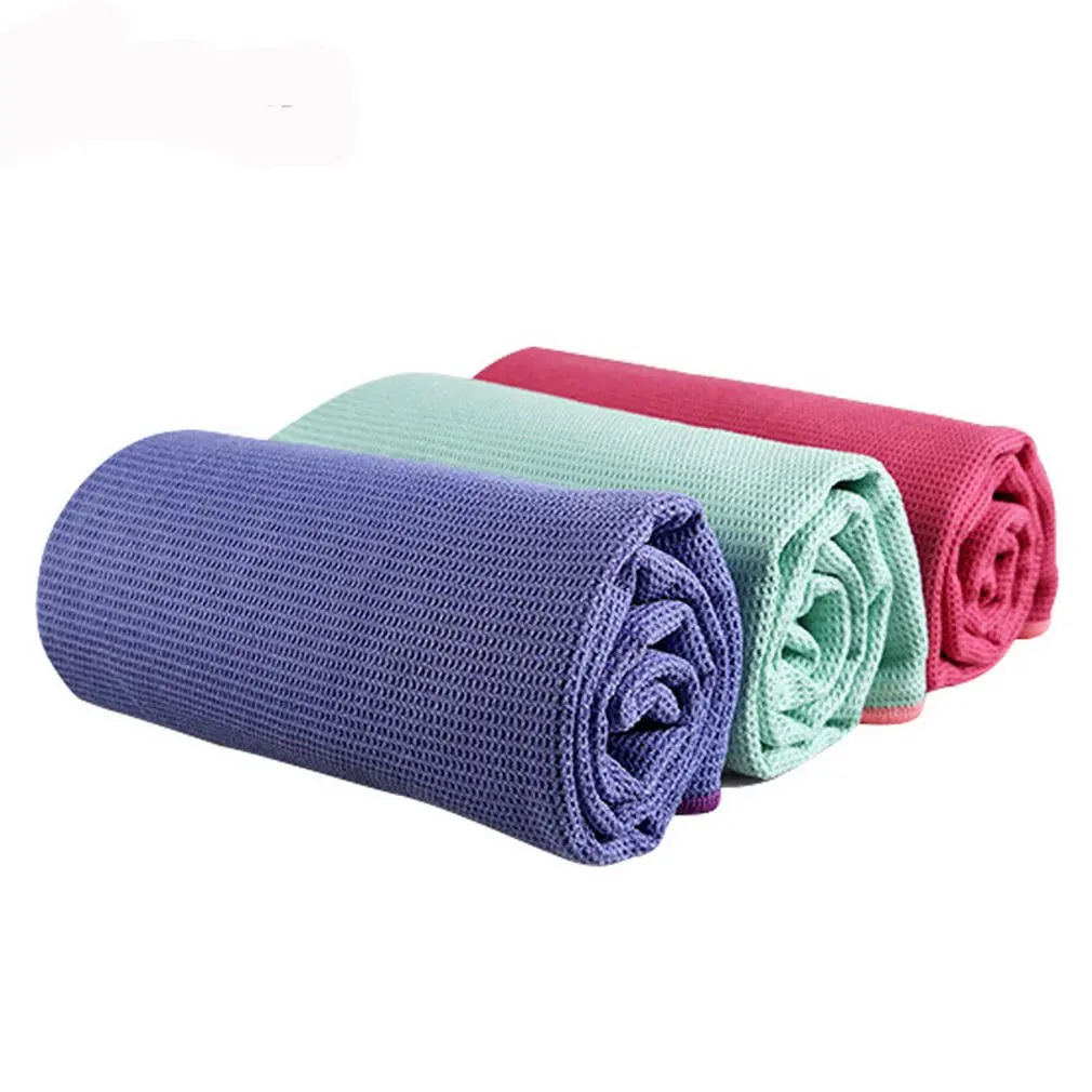 Нескользящие Коврик для йоги Полотенца Противоскользящий коврик для йоги из микрофибры Размеры 183 см* 63 см технические салфетки одеяла для Пилатес Фитнес