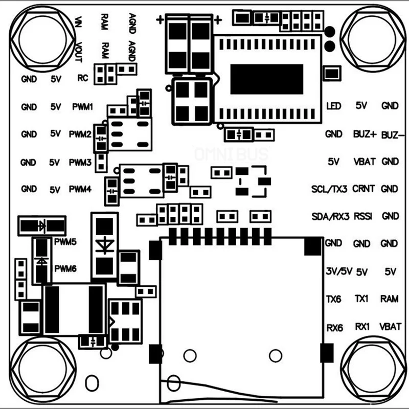 30,5x30,5 мм Omnibus F4 V3 F4 V3S LC Betaflight плата контроллера полета барометр OSD TF BN880 Квадрокоптер Радиоуправляемый Дрон FPV гоночный