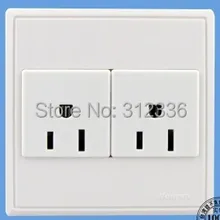 6 отверстий настенная розетка с выключателем японский стиль США стиль 10A двойная розетка