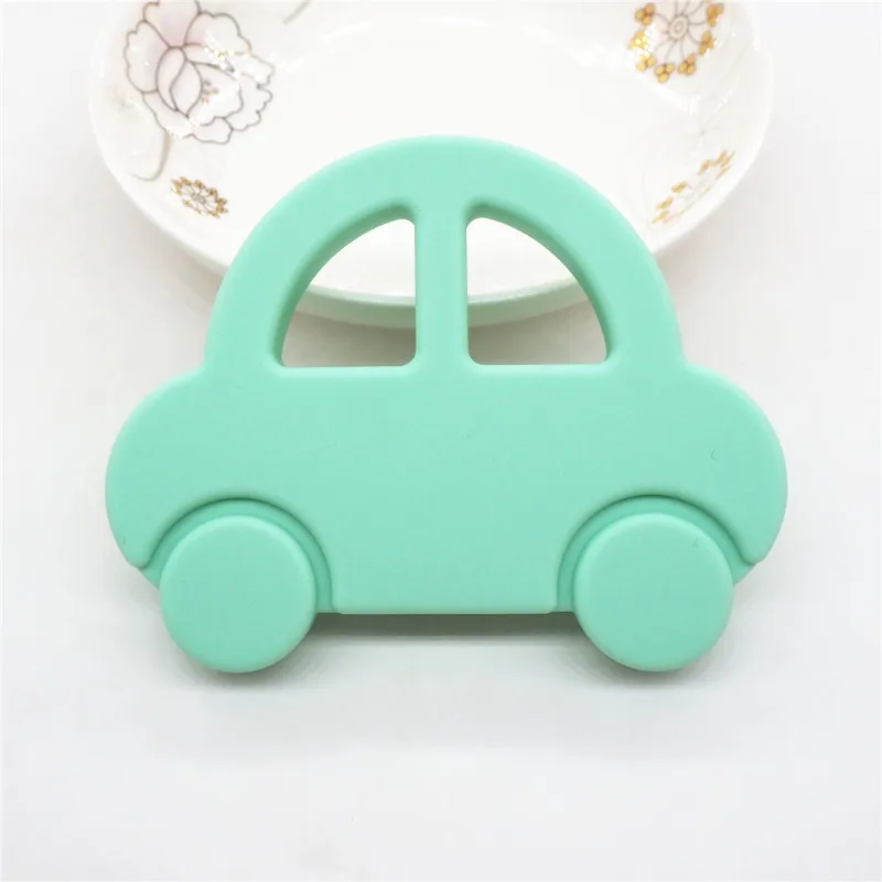 Chenkai 50 шт. BPA бесплатно DIY силиконовые автомобиля Прорезыватель Baby Shower Жевательной Кулон кормящих сенсорными прорезывания зубов соска