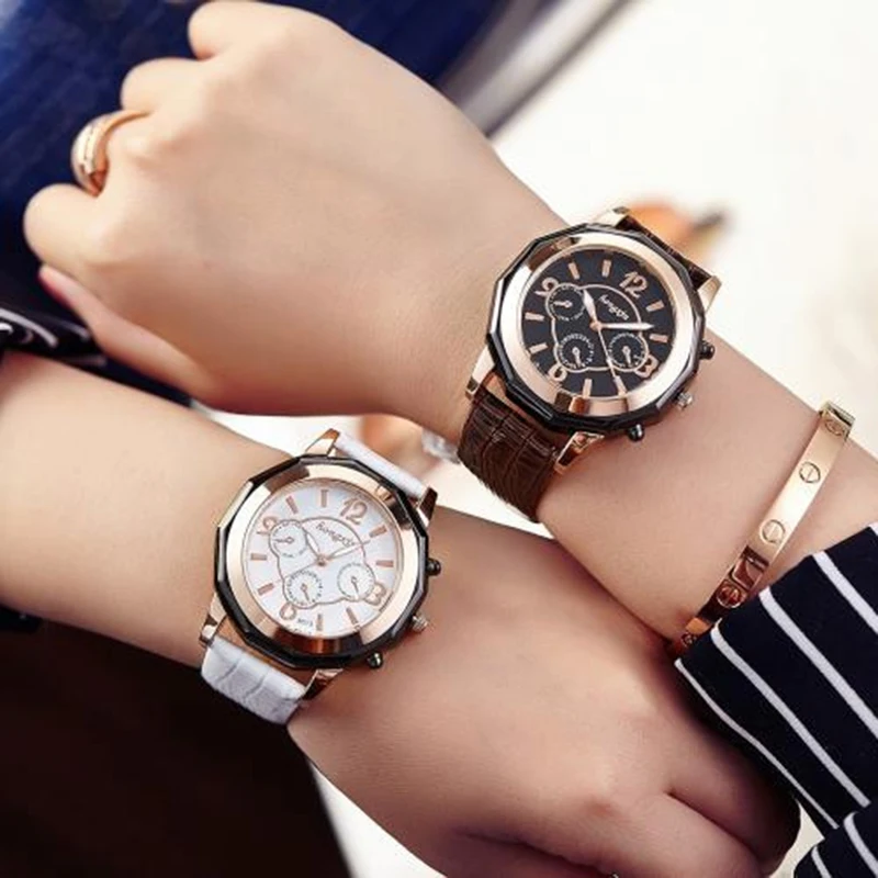 

Fashion Brand Leather Women Quartz Watch Ladies Bracelet Wrist Watch Wristwatches Clock relogio feminino masculino