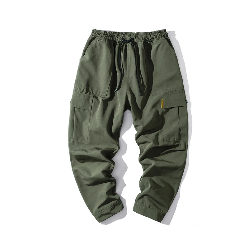 M-3XL 2019 Spring Track Pants Men Sweatpants Mens Joggers Pants Cargo Camo Tactical Harem muti-pocket men's Jogger Pants