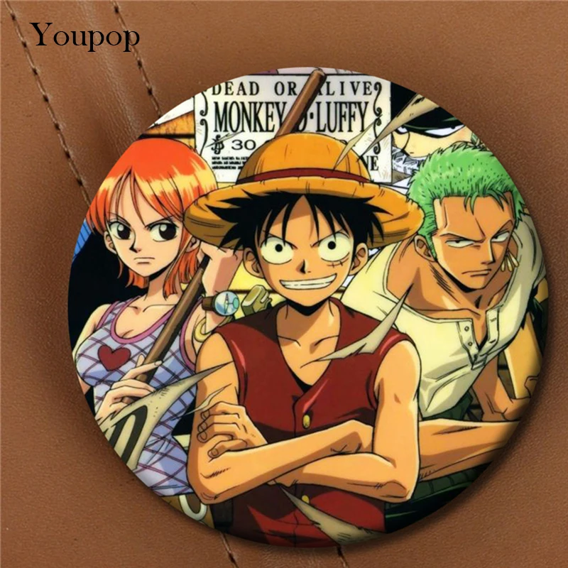 

Youpop ONE PIECE Japan Anime Brooch Pins Badge Accessories For Clothes Hat Backpack Decoration Men Women Boy Girl XZ0471