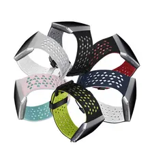 Силиконовый ремешок для Fitbit Ionic Спортивный Браслет Смарт-часы сменный Браслет дышащий Смарт-часы ремешок для часов