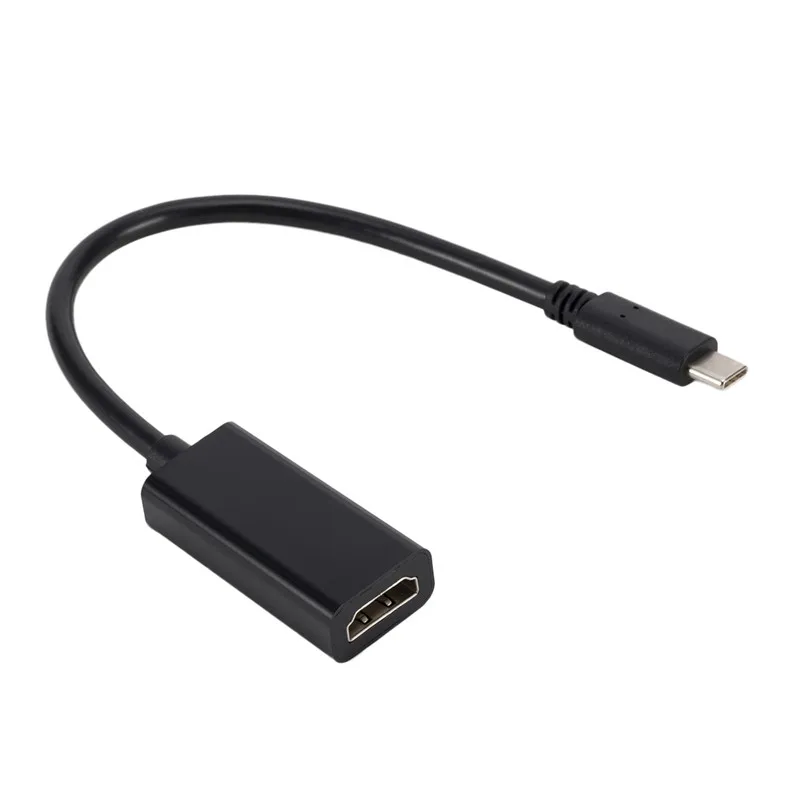 USB C HDMI Кабель-адаптер Usb 3,1 Thunderbolt 3 к HDMI Iphone Usb-c к HDMI кабель-конвертер для устройств типа C - Цвет: Black B version