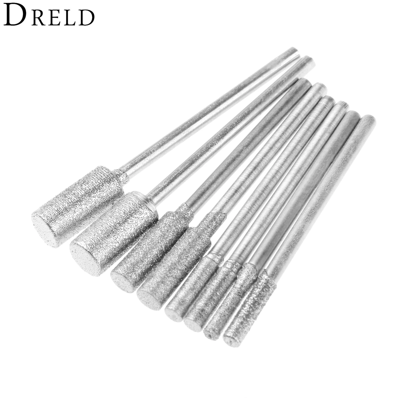 3 x Schleifen Bohrer Mini Diamant Grate für Drehwerkzeug 2,35 mm Schaft 2,6 mm 3 x Schleifen Bohrer Mini Diamant Grate für Drehwerkzeug 2,35 mm Schaft 2,6 mm