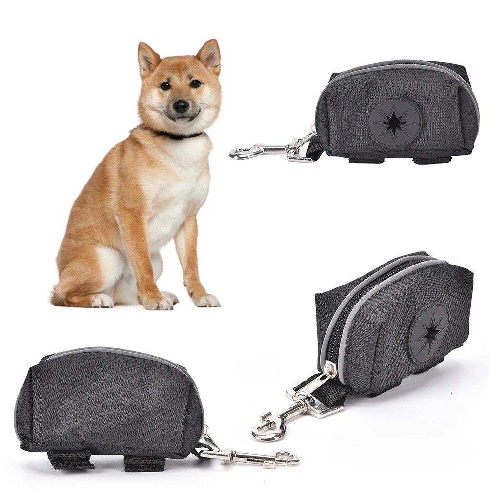 Pet Puppy Pick Up Holder Roll Poop Refil Bag Waste Poo Bag Hook Pouch