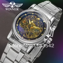 WINNER Lady’s Watch Style Women Automated Stainless Metal Bracelet Wristwatch WRL8011M4S1