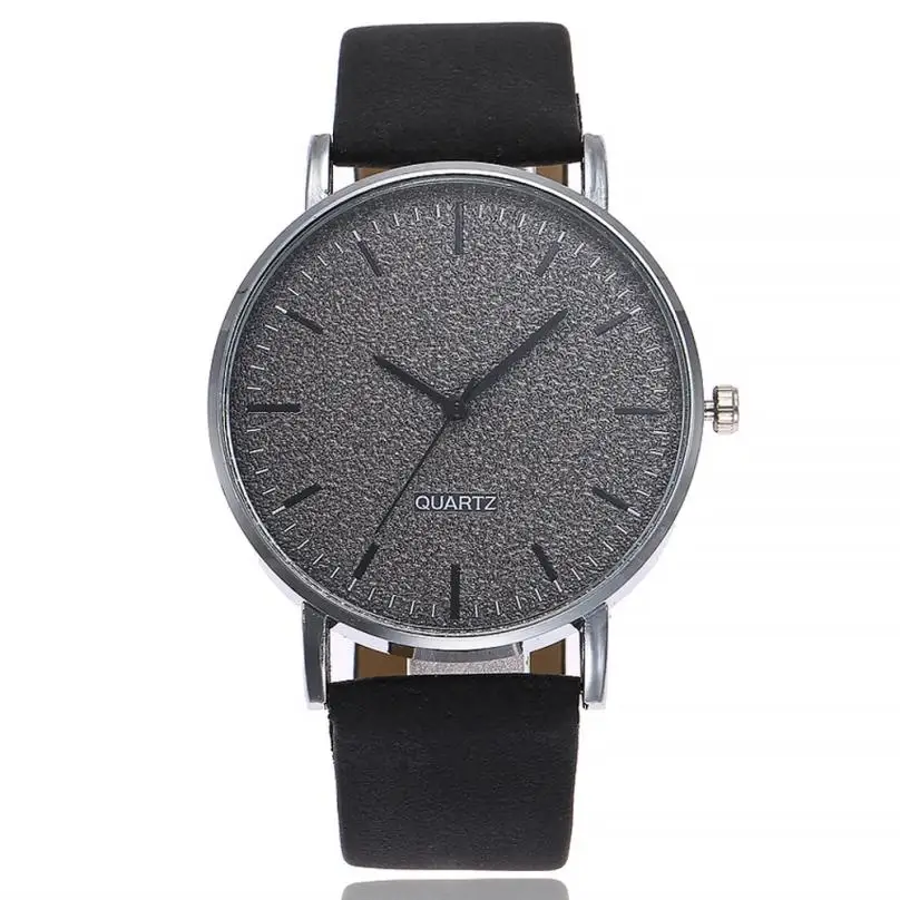 

Quartz Wristwatches Simple Fashion Round Buckle Watch Women Casual Quartz Leather Band Reloj Mujer Watches 18MAR15