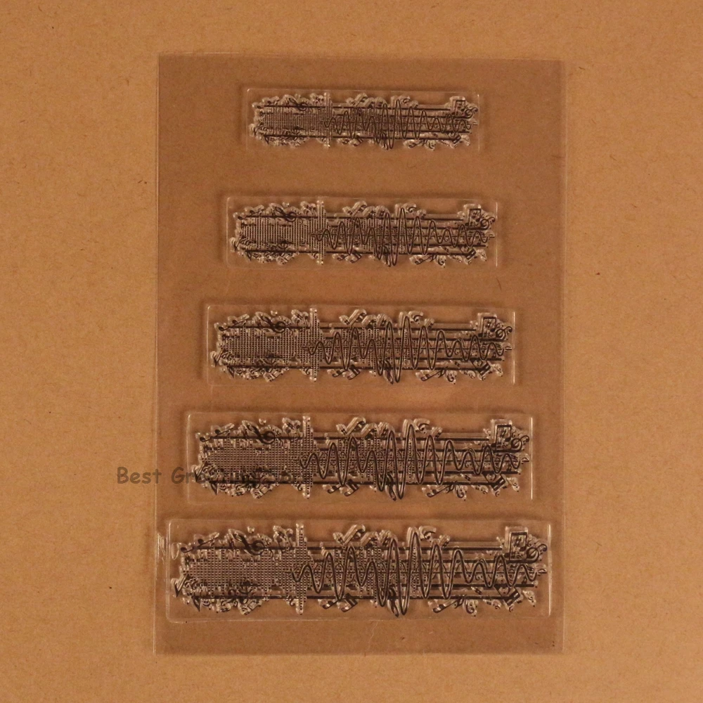 

clear heart rhythm stamps for scrapbooking diy papercraft background stamps