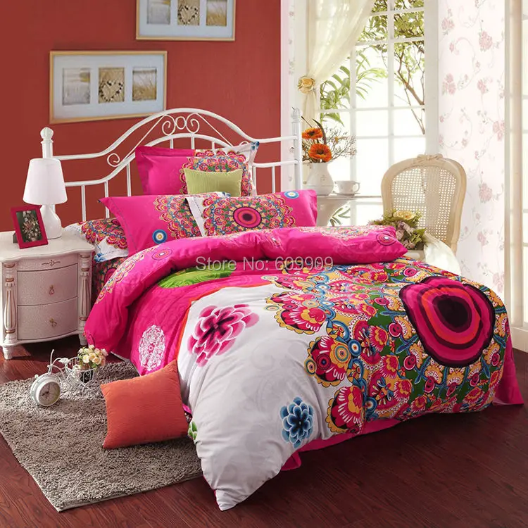 Bohemian Bedding Set Boho Style Moroccan Bed Duvet Bohemian Bedding Set Boho Style Moroccan Bed Duvet Cover 100 Brushed Cotton 004 In Sets From Home Garden On Aliexpress
