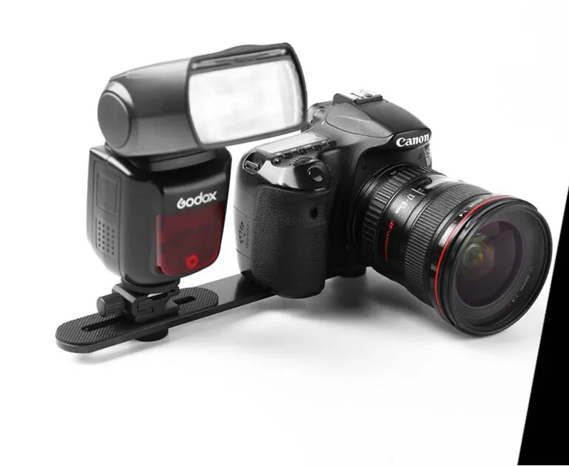 Double Photography Flash Bracket for Speedlite Video Light Hand Grip Camera Speedlite tripod Bracket