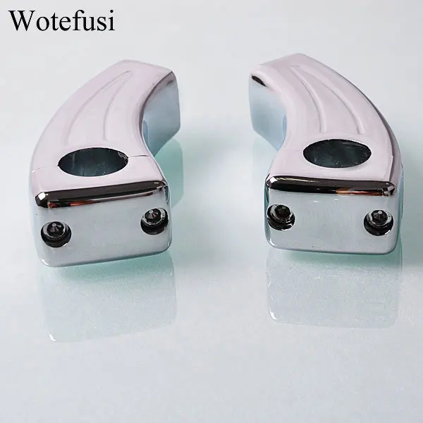 

Wotefusi Height Chrome Handlebar Risers For Honda VTX Yamaha V-Star Kawasaki Vulcan 900 [P502]