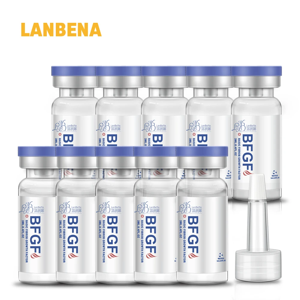 

Lanbena Bfgf Repair Skin Serum Acne Scar Removal Acne Treatment Acne Pimples Blackhead Remover Whitening Moisturizier 10pcs
