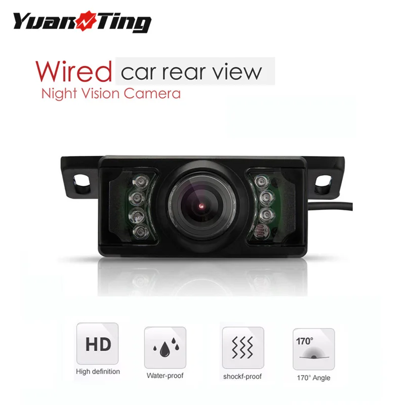 

YuanTing Universal Car Rear View Camera IR Night Vision Waterproof HD Reversing Auto Backup Parking CAM For Car Stereo Monitor