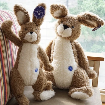 

candice guo! Super cute plush toy lovely curly rabbit bunny soft stuffed doll girls kids birthday Christmas gift brown 1pc