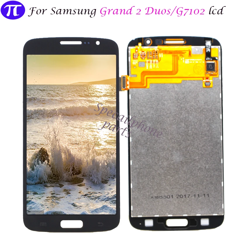 

Super For 5.25'' Samsung Galaxy Grand 2 Duos LCD Display SM-G7102 G7100 G7106 G7108 G7105 LCD Display Screen Digitizer+toos