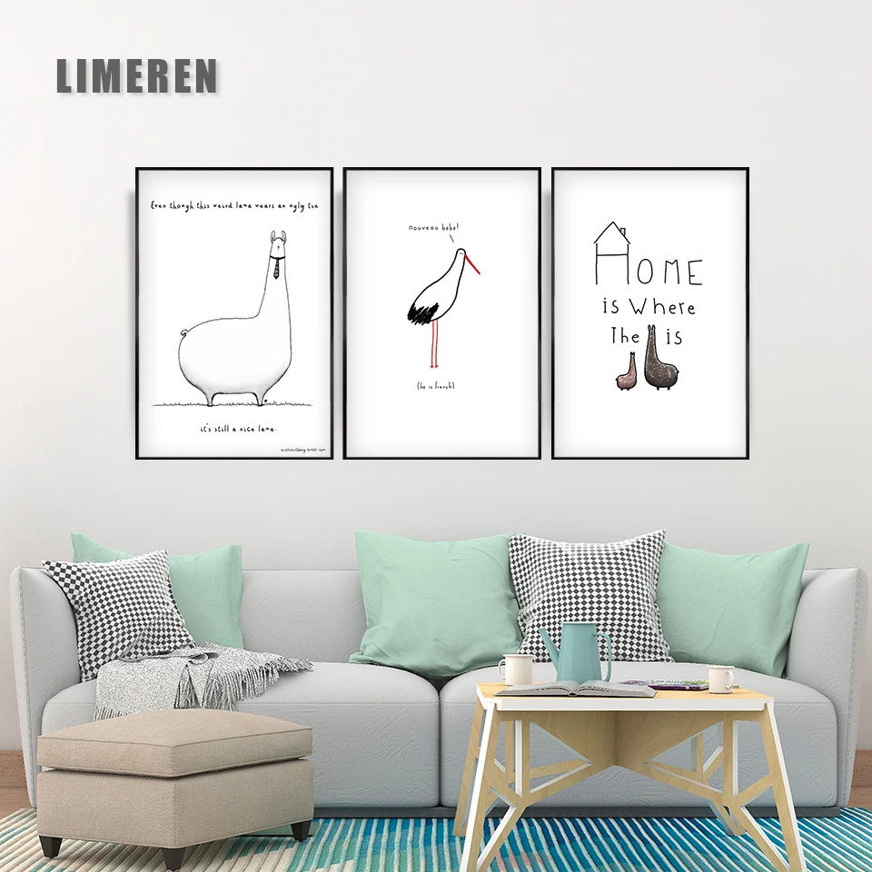 

Romantic Family Simple Quote Wall Art Canvas Poster Minimalist Print Painting Wall Picture for Living Room Home Decor