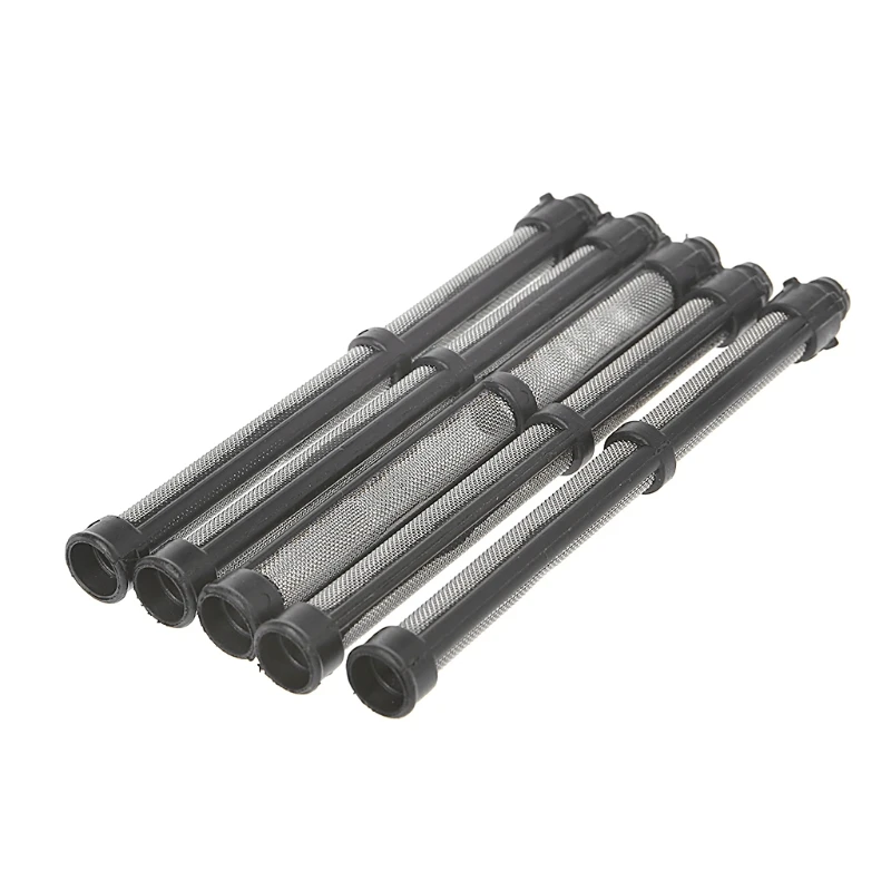 

5Pcs Black 60 Mesh Airless Pump Filter For Airless Spray Gun Replacement Tools