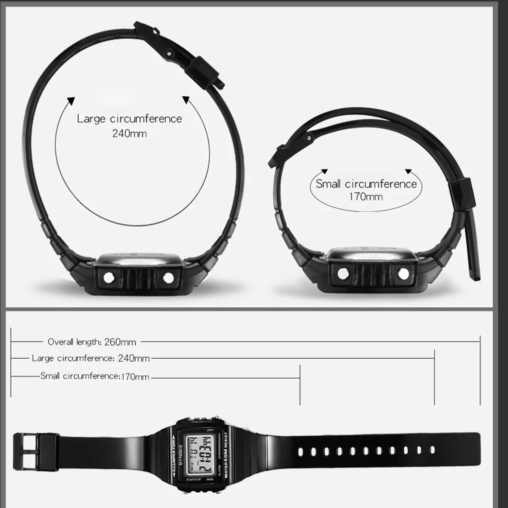 SYNOKE часы мужские часы мужские наручные часы электронные электронные часы часы спортивные best Фитнес Для мужчин цифровые наручные часы роскошные часы спортивные Водонепроницаемый Дайвинг подарок для Для мужчин