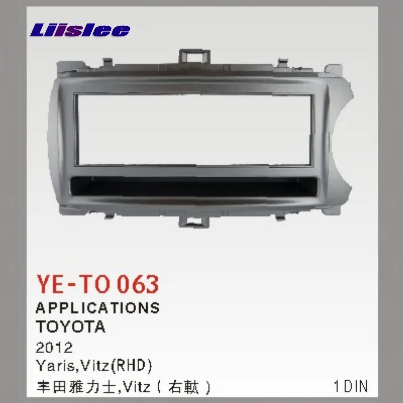 

Liislee For Toyota Yaris Vitz Platz XP130 2011~2018 Car Refitting DVD GPS NAV Frame CD Panel Dash Kit Radio Frame Audio Fascia