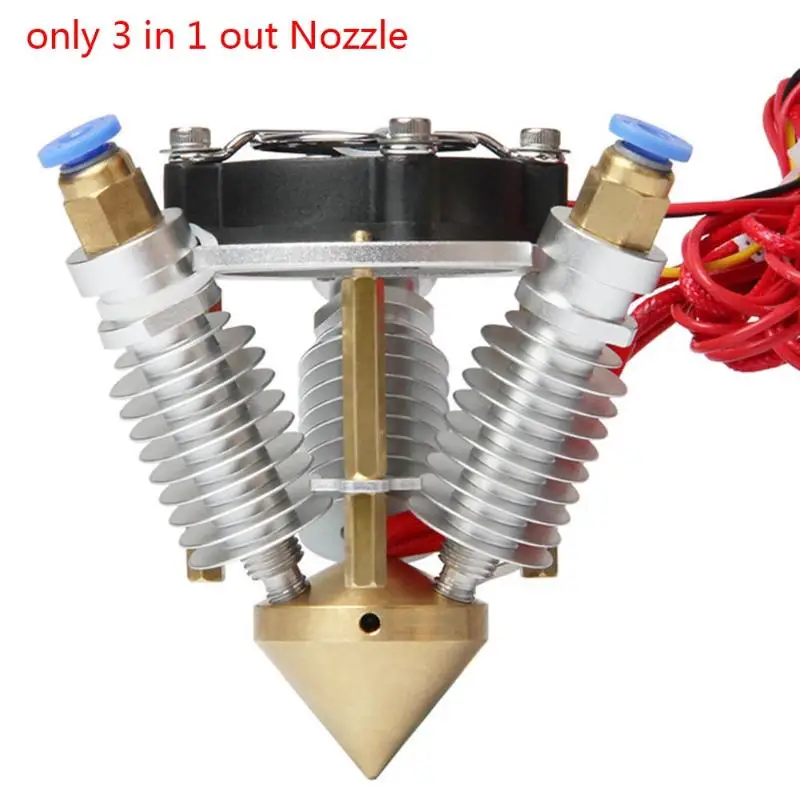3 в 1 насадка для 3D принтера 0 4 мм 75 мм|3d hot end|1.75mm end3 in extruder |