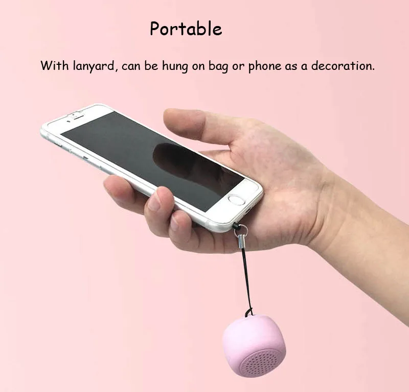 Ultra-mini Bluetooth Speaker Big Volume Outdoor Loudspeaker Music Player Remote Selfie Control for Mobile Phone Creative Gift big speaker