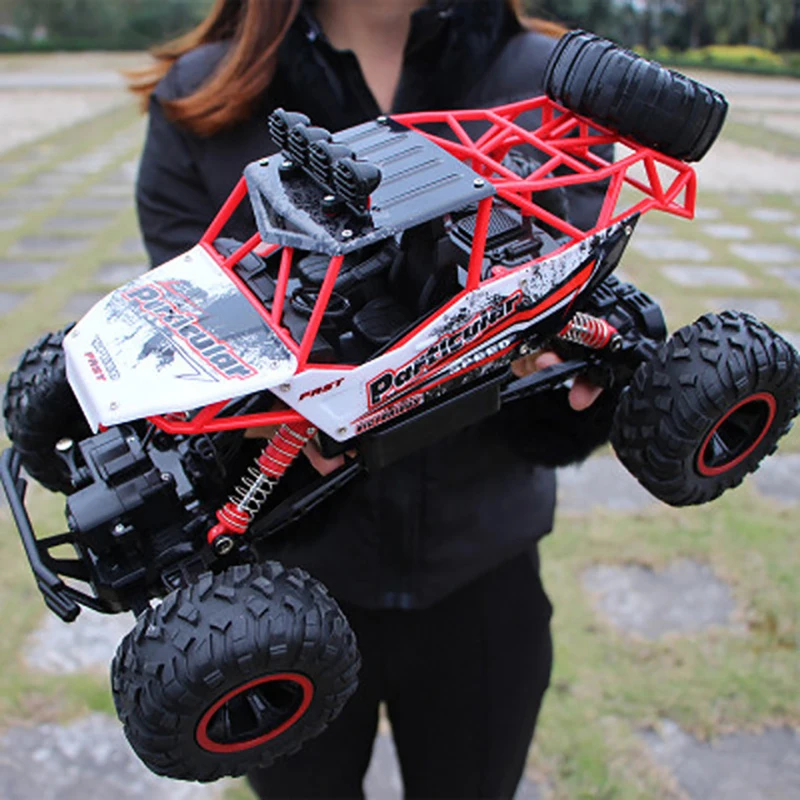 RC автомобиль 4WD дистанционного Управление высокое Скорость автомобиля Электрический сплав игрушечные машинки RC Monster грузовик багги Байк игрушки для детей сюрприз подарки - Цвет: 37cm Plastic