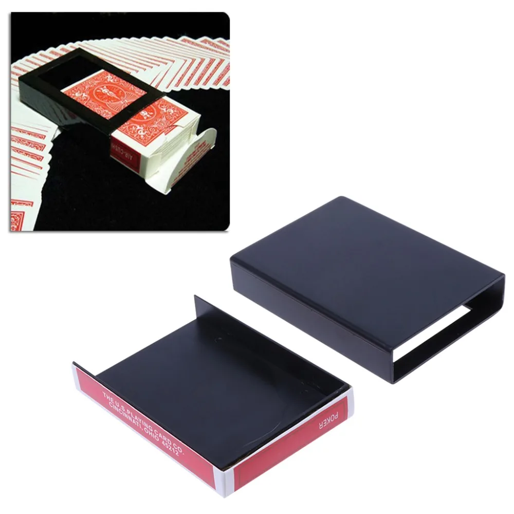 

New Disappearing Vanishing Poker Card Case Close Up Magic Trick Toy Easy To Do