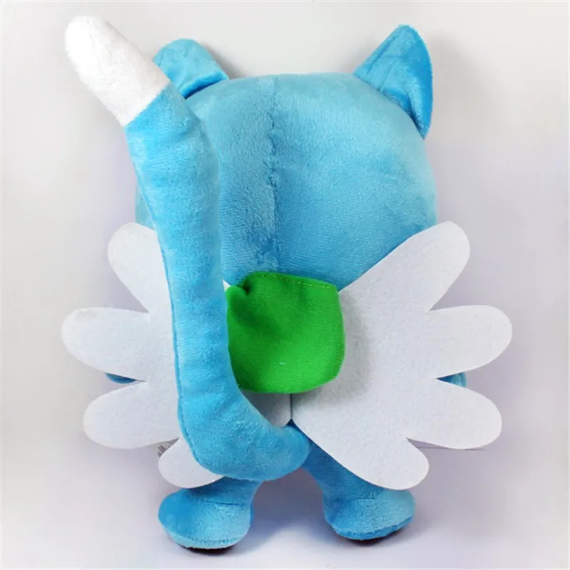 Anime Fairy Tail Figures 1230cm Happy Blue Cat Plush Toys Super Kawaii Neko Soft Dolls Gift for Baby Kids Friends (7)