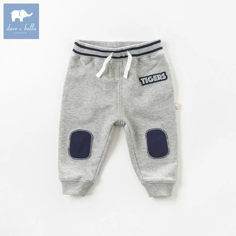 DBA8615 dave bella autumn baby boys fashion full length trousers kids