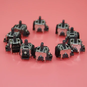 

10PCS/LOT 3D analog joystick joysticker for Playstation 4 for PS4 controller repair Black
