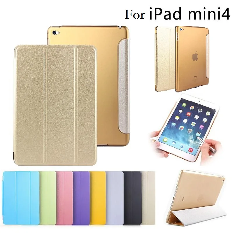 

New Ultra Slim for iPad mini 4 Case Magnetic Smart Stand A1538 A1550 Cover for iPad mini 4 Magnetic Cover 7.9''