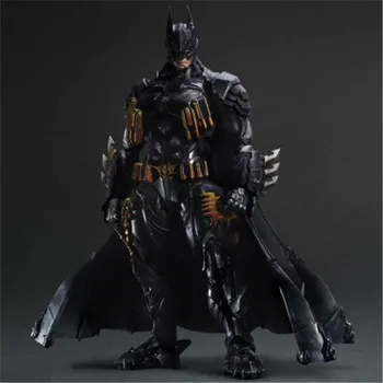 

PLAY ARTS 27cm Batman Armored Ver BJD Action Figure Model Toys with Accessories and Base