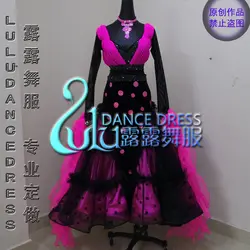 Кисточка Латинский Танец Dress Одежда Сальса Костюм Бальные Конкурс dressM1720