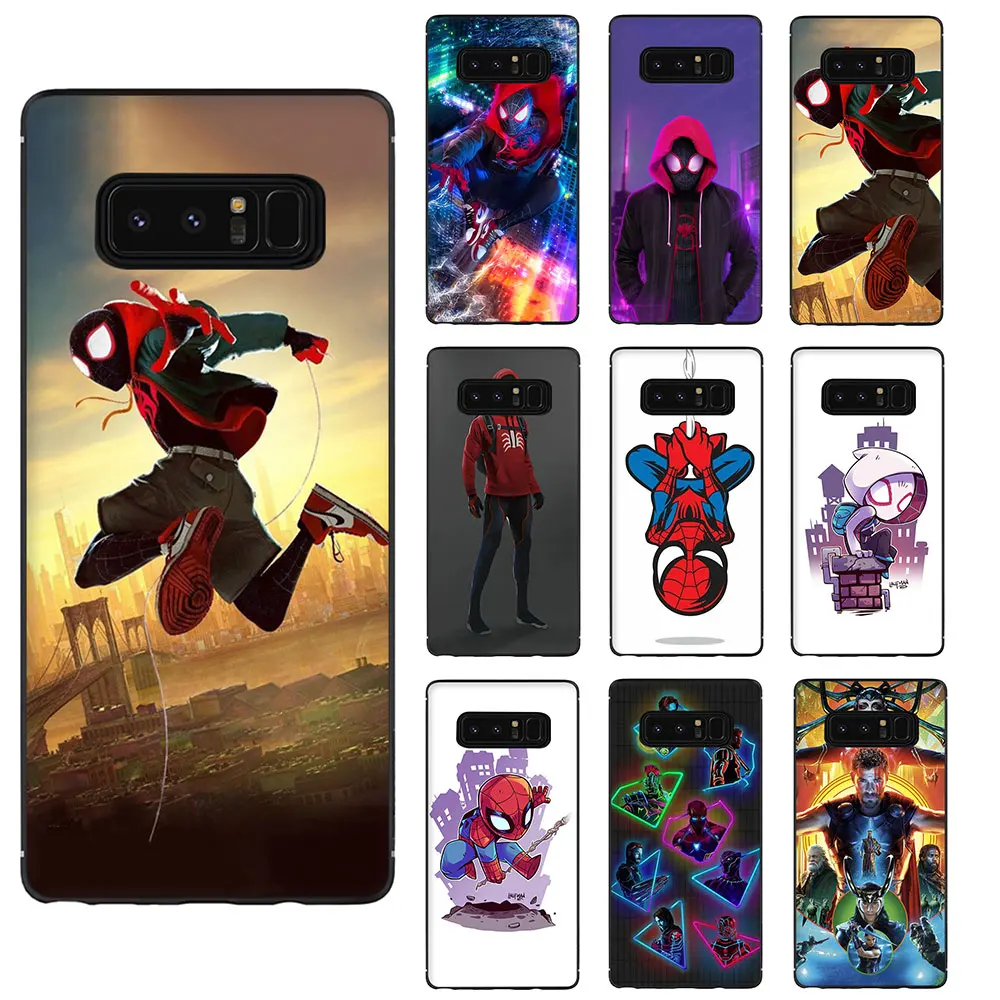

Spider Man Into the Spider Verse Soft TPU Phone Cover Case For Samsung Galaxy A3 A5 A6 7 8 9 2018 A10S 20S 30S 40S 50S 60 70 J6