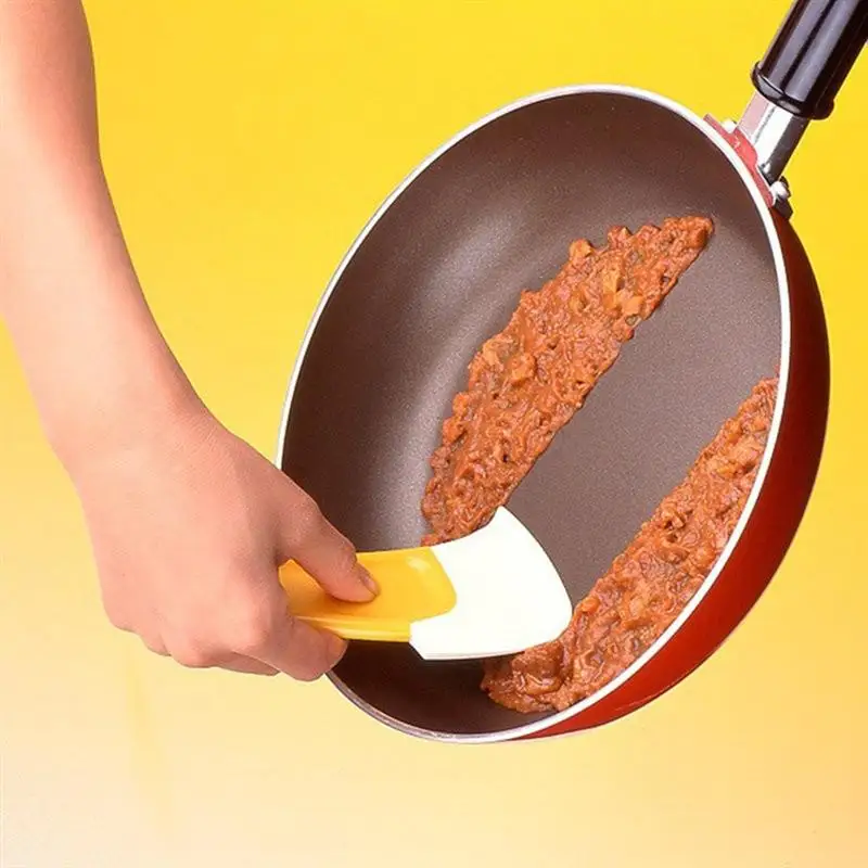  Non-Stick Silicone Brush pot Spatula Heat Resistant Pan Scraper Cookware Kitchen Tool pot brush