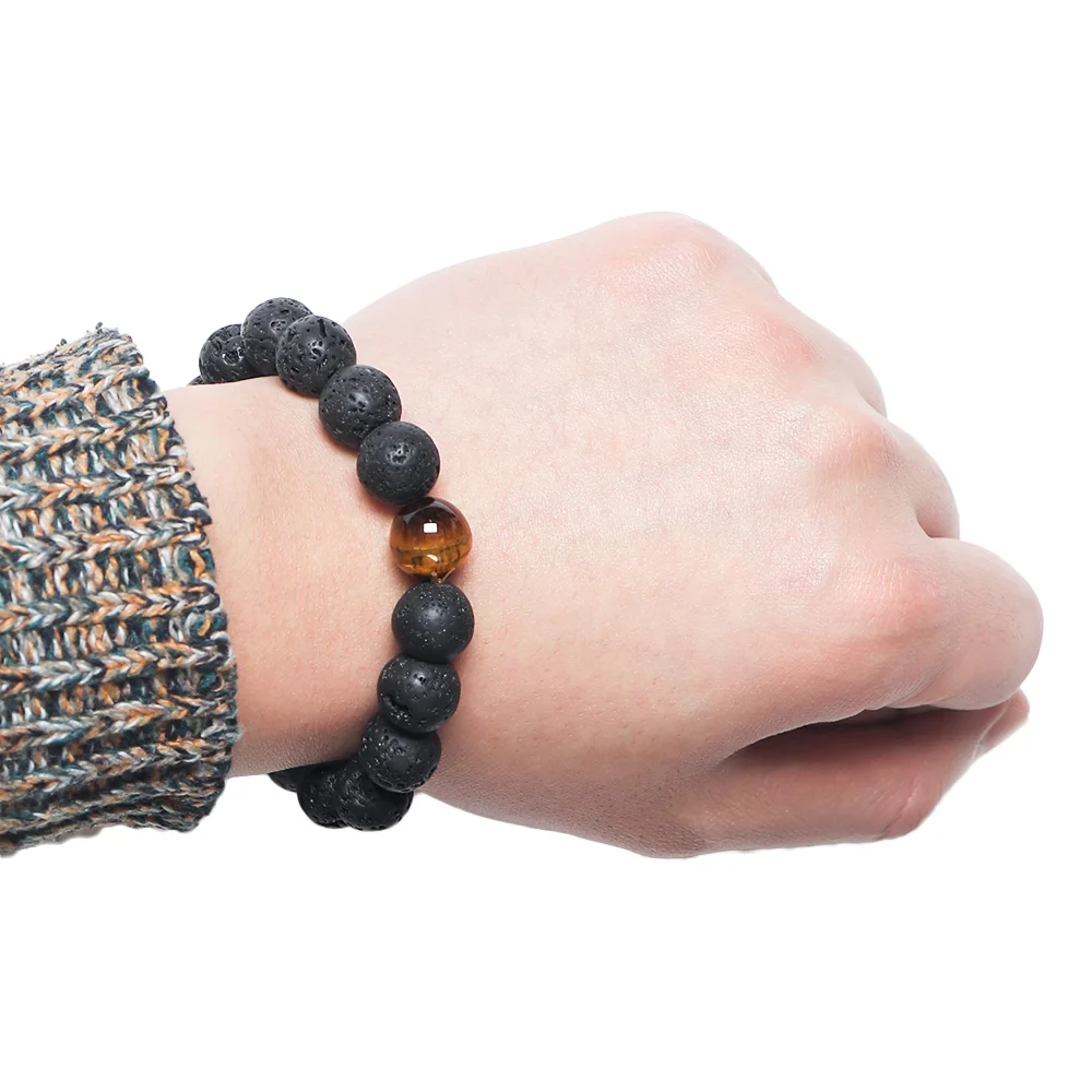 1 PC Charm Natural stone bracelets High quality Men's bracelets Beads