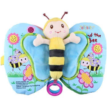 

Baby Toys Soft Cloth Book Rustle Sound Infant Early Learning Education Stroller Rattles Toy Newborn Crib Baby Toys 0-12 Months