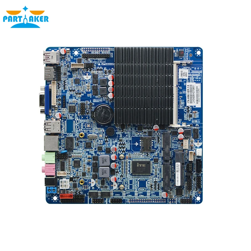 ITX M56_D6E материнская плата 6 * COM Celeron J1900 безвентиляторная тонкая mini itx с