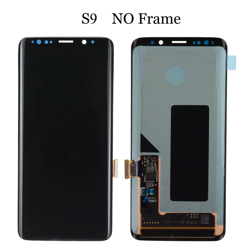 Новинка супер AMOLED 5," ЖК-Замена для SAMSUNG Galaxy S9 ЖК-сенсорный экран дигитайзер с рамкой G960 G960F дисплей - Цвет: S9 No Frame