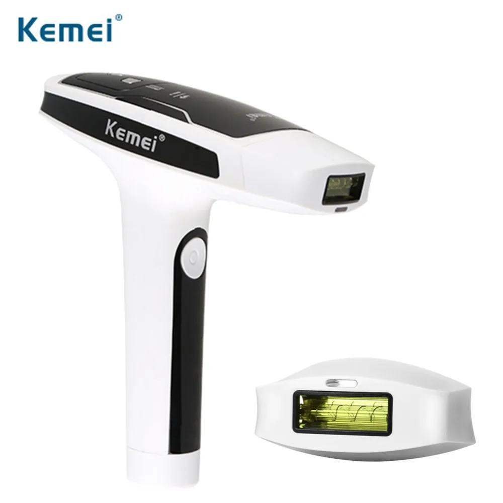 

Kemei KM-6812 Laser Epilator Hair Remover Permanent Depilation Machine Painless Laser Hair Removal Device Photon Skin Care