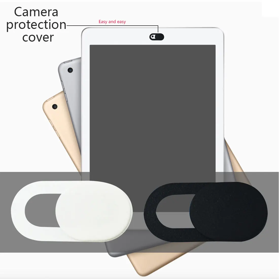 Etmakit High Quality WebCam Cover Shutter Magnet Slider Plastic Camera Cover For Web Laptop iPad PC Mac Tablet Privacy