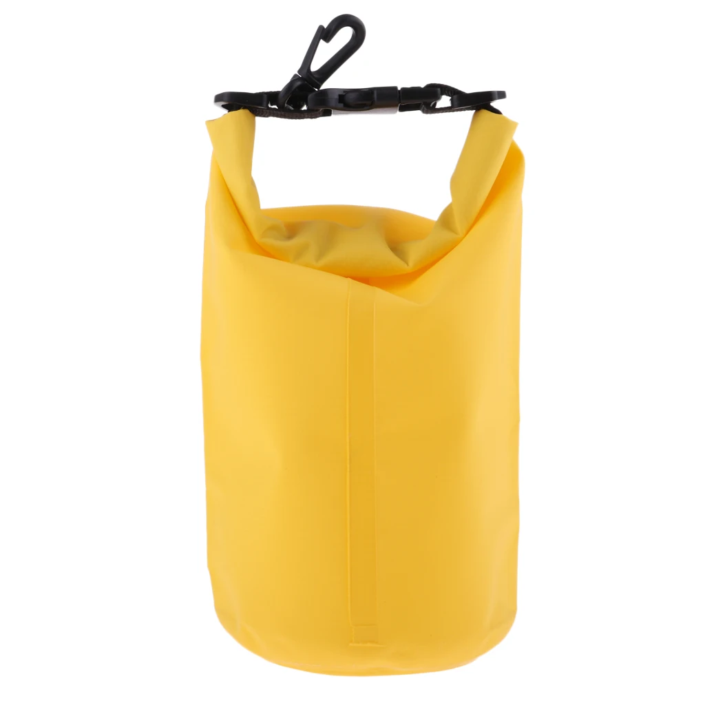 1 Pcs 2L Lightweight Dry Bag Waterproof Sack with Quick Release Buckle for Kayak Canoe Sailing Boating Swimming Beach Watersport