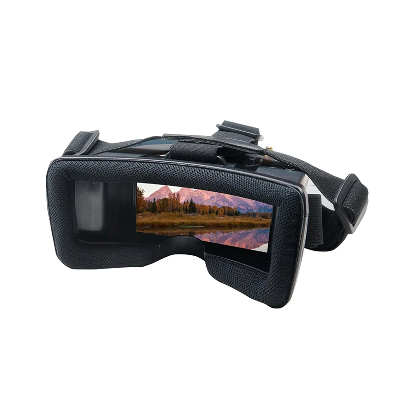 JMT Mini FPV очки 3 дюйма 480X320 дисплей двойная антенна 5 8G 40CH Встроенный 7 В для RC Racing