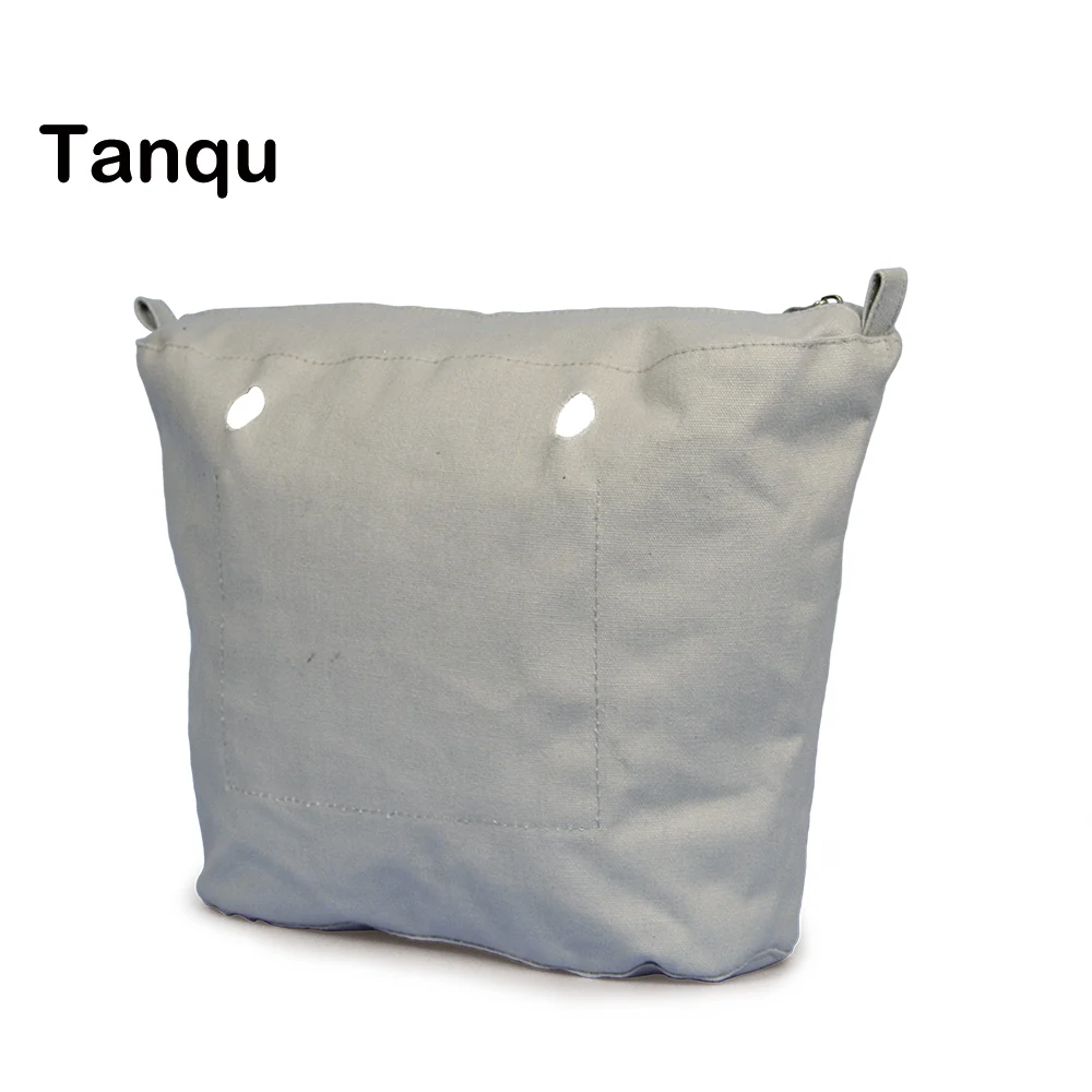 New Inner Lining Insert Zipper Pocket For Classic Mini Size Obag Canvas Insert With Inner Waterproof