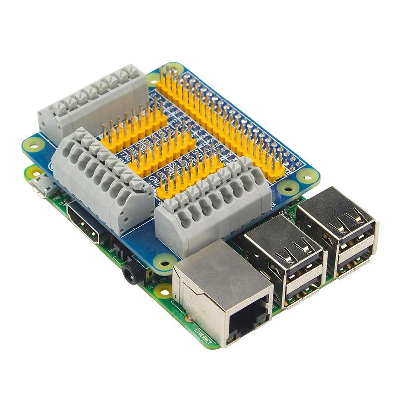 Плата расширения Raspberry Pi 4 Model B GPIO модуль для робота DIY экспериментальный тестовый