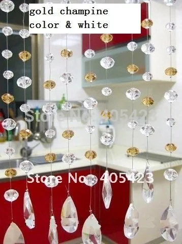 ¡Envío Gratis! 10 metros/lote, AAA +, cortina de cuentas de cristal de rueda de cristal separador de vidrio con cuentas, decoración navideña, WXY-18 ¡Envío Gratis! 10 metros/lote, AAA +, cortina de cuentas de cristal de rueda de cristal separador de vidrio con cuentas, decoración navideña, WXY-18